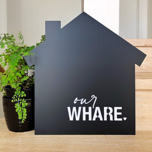 Our Whare House NZ made Maori design Wall decor for outdoors by LisaSarah