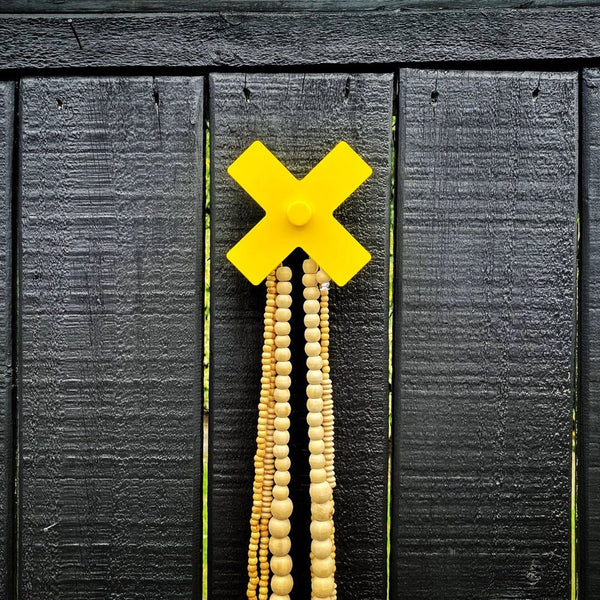 Yellow wall hooks online