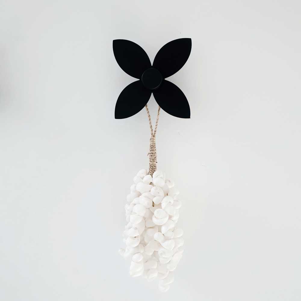 Outdoor wall hook frangipani - LisaSarah Steel Designs NZ