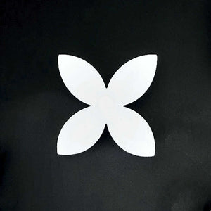 Outdoor Wall Hook frangipani WHITE (single) - LisaSarah Steel Designs NZ