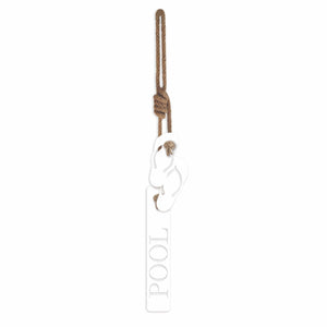 Pool Hanging white - LisaSarah Steel Designs NZ