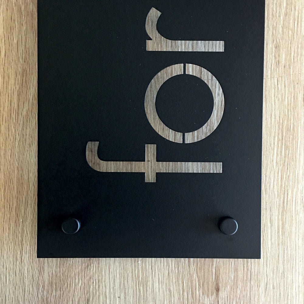 Stand off sign wall mounts, set of 4, your choice of colour - LisaSarah Steel Designs NZ