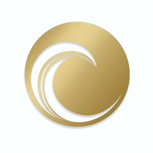 The Wave LARGE Gold - LisaSarah Steel Designs NZ