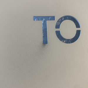 Up close white steel artwork