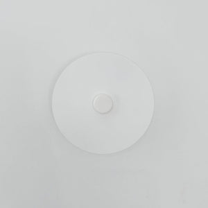 Outdoor Wall Hook Round white NZ - LisaSarah Steel Designs NZ