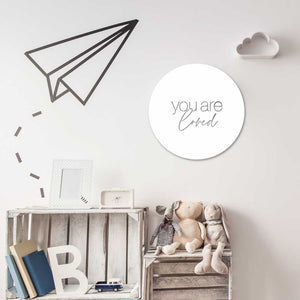 You are Loved WHITE - LisaSarah Steel Designs NZ